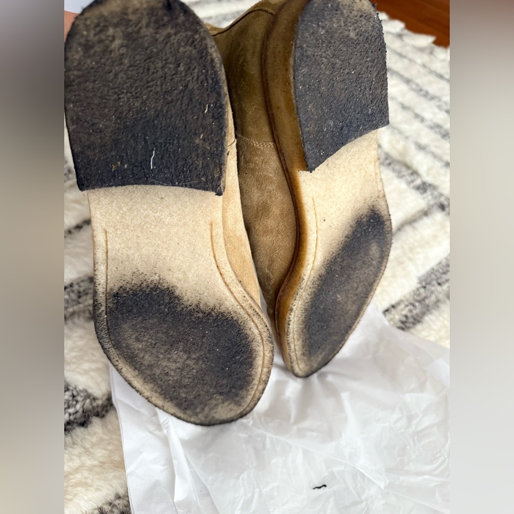 Common Projects Tan Suede Chelsea Bootss - Picture 5 of 7